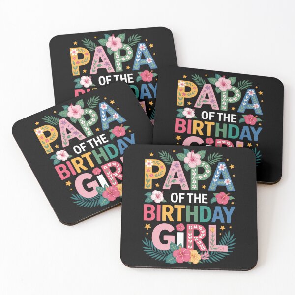 Item preview, Papa Of The Birthday Girl Hawaii Family Party Decor designed and sold by papertaless.