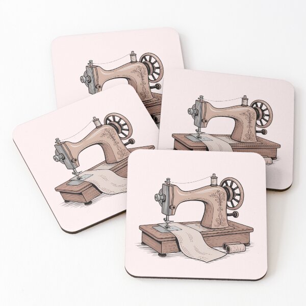 Item preview, Vintage Sewing Machine Retro Aesthetic – Tailor Seamstress Craft Art Design designed and sold by MarJul.