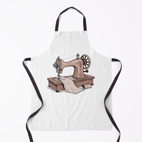 Item preview, Vintage Sewing Machine Retro Aesthetic – Tailor Seamstress Craft Art Design designed and sold by MarJul.