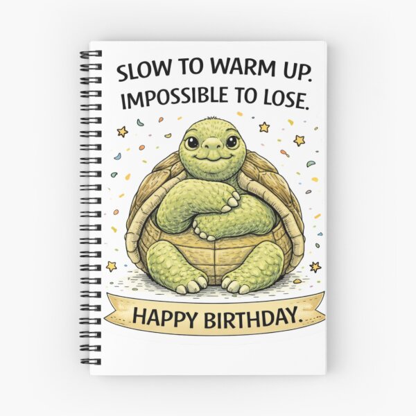 Item preview, Slow To Warm Up Turtle Birthday Sticker designed and sold by Gentlestate.