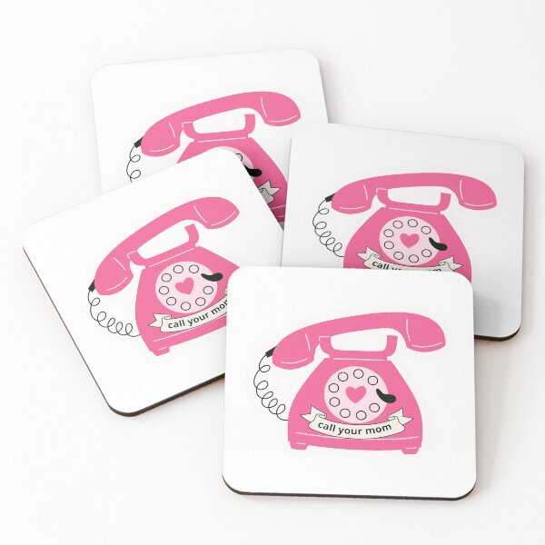 Artikelvorschau, Retro-Rosa Wählscheibentelefon: Ruf deine Mutter an entworfen und verkauft von KrisGraphic45.