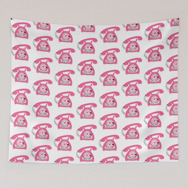 Item preview, Retro Pink Rotary Phone: Call Your Mom designed and sold by KrisGraphic45.