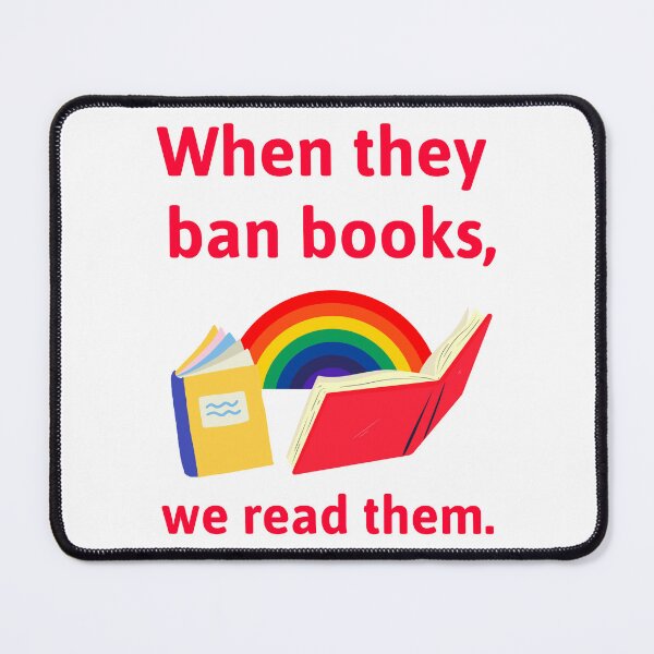 Item preview, When they ban books, we read them. designed and sold by Rachel the Artist .