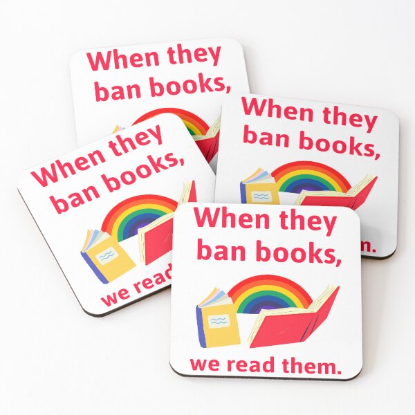 Item preview, When they ban books, we read them. designed and sold by Rachel the Artist .
