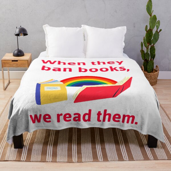 Item preview, When they ban books, we read them. designed and sold by Rachel the Artist .