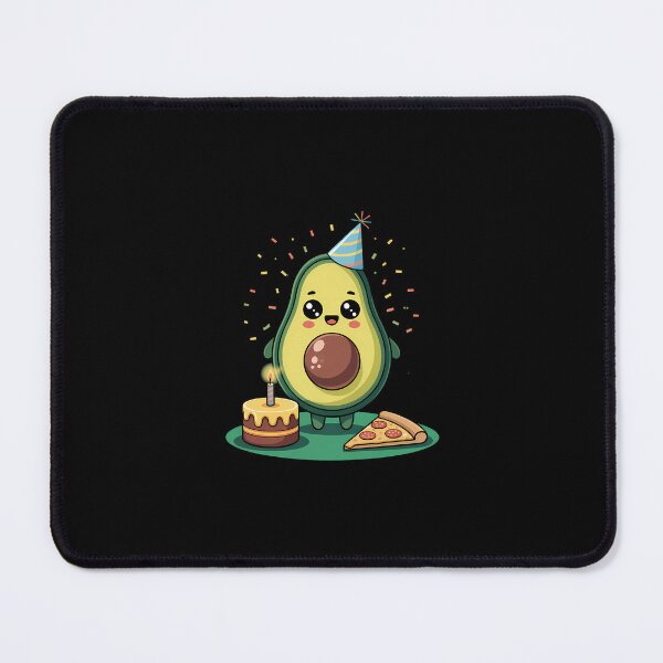 Item preview, Party Fruit with Hat and Birthday Cake for Avocado Lovers designed and sold by papertaless.