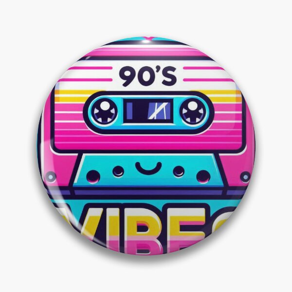 Artikelvorschau, Retro-90er-Jahre-Vibes – Niedlicher Neon-Kassettenaufkleber entworfen und verkauft von gkarts77.