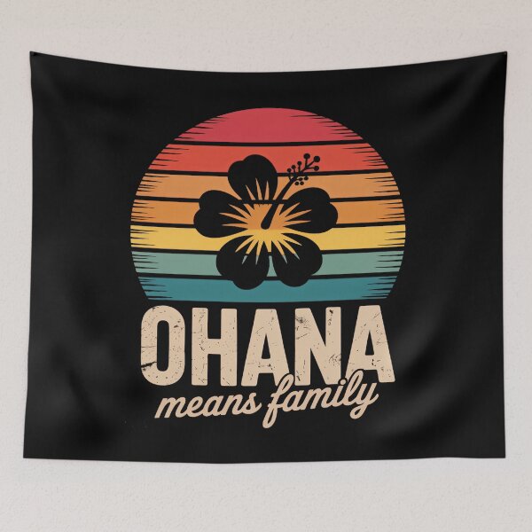 Item preview, Ohana means Family Hawaii Summer Vacation Holiday designed and sold by papertaless.