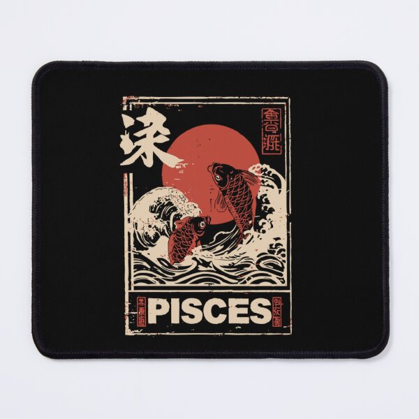 Item preview, Pisces Zodiac Poster Dreamy Japanese Koi Fish designed and sold by dal-koz-ar.