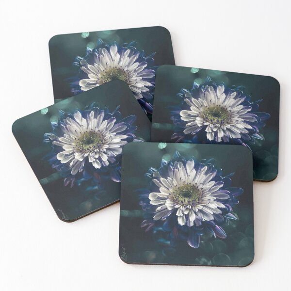 Item preview, Blue and White Daisy Flower designed and sold by Dujosufot.