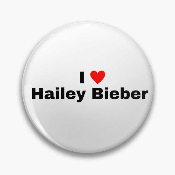 Item preview, I love Hailey Bieber designed and sold by Ashley Hammann.