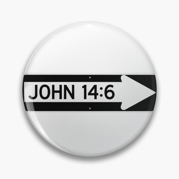 Item preview, John 14:6 KJV Sticker designed and sold by CoachEkong.