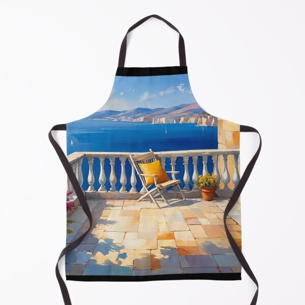 Item preview, Coastal Villa Balcony designed and sold by Undersea Ai Art.
