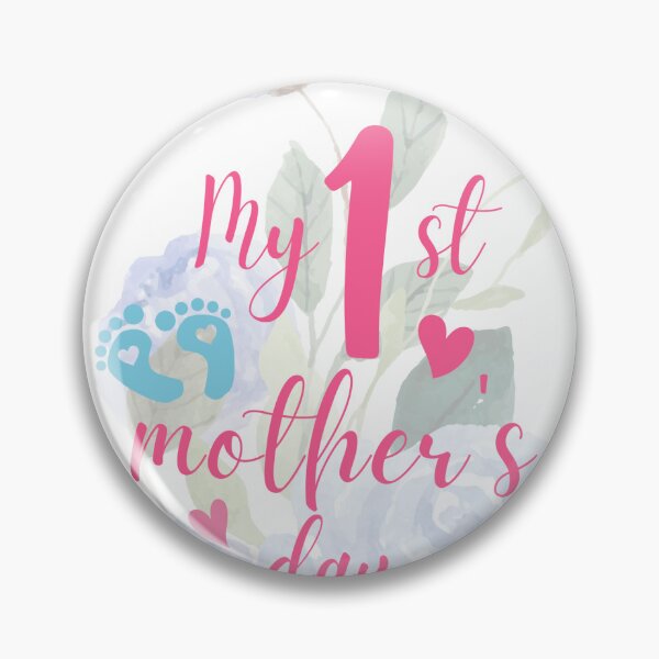 Item preview, First Mother's Day Floral Baby Feet Watercolor Design  designed and sold by Shinebright89.