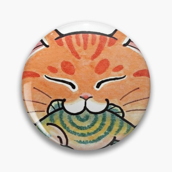 Aperçu de l'œuvre Chat avec un poisson dans la bouche créée et vendue par Fakinpops.