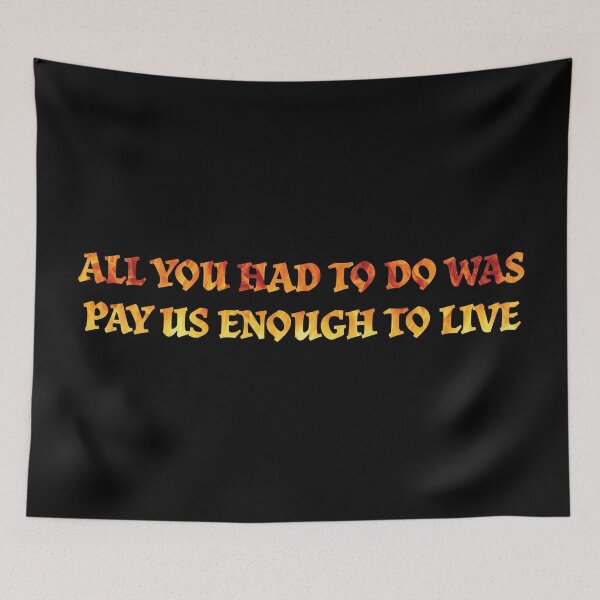Item preview, Enough to Live designed and sold by Rabidt + Designs.