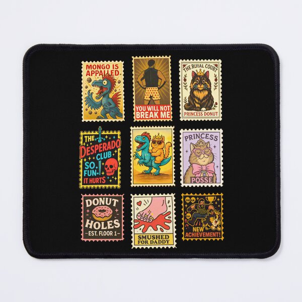 Item preview, Dungeon Crawler Carl, Vintage Stamp, Sci-Fi Book Lover, The Desperado Club, Princess Donut designed and sold by Frizz-Nie.