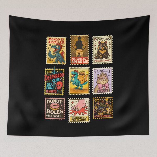 Item preview, Dungeon Crawler Carl, Vintage Stamp, Sci-Fi Book Lover, The Desperado Club, Princess Donut designed and sold by Frizz-Nie.