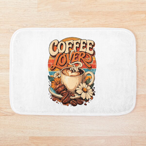 Artikelvorschau, Geschenk für Kaffeeliebhaber: Retro-Vintage-Latte-Art | Niedliches Kaffee-Shirt im ästhetischen Stil entworfen und verkauft von ArtByTripti.