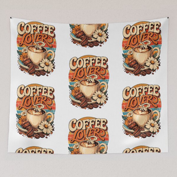 Item preview, Coffee Lover Gift Retro Vintage Latte Art | Cute Coffee Shirt Aesthetic designed and sold by ArtByTripti.
