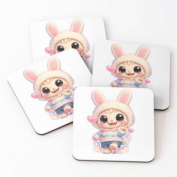 Item preview, Cute Kawaii Labubu Bunny designed and sold by Art Shadow.