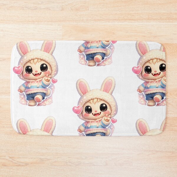 Item preview, Cute Kawaii Labubu Bunny designed and sold by Art Shadow.