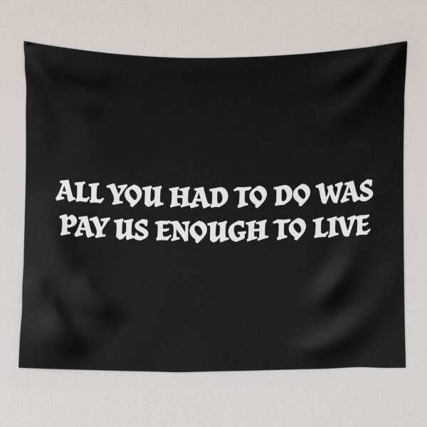 Item preview, Enough to Live designed and sold by Rabidt + Designs.