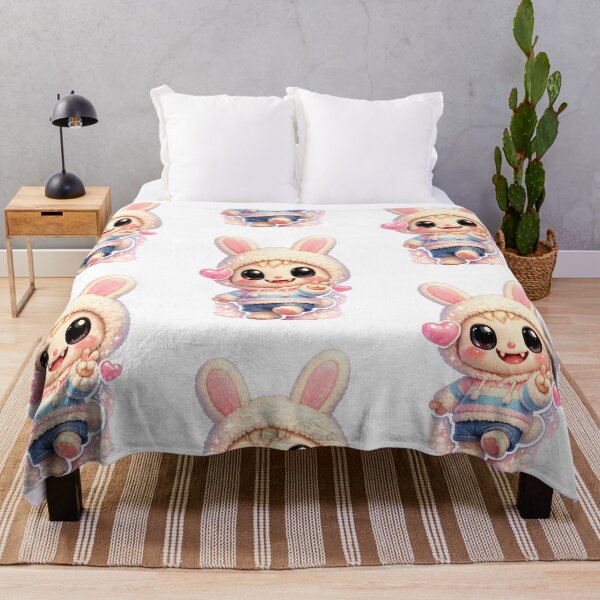 Item preview, Cute Kawaii Labubu Bunny designed and sold by Art Shadow.