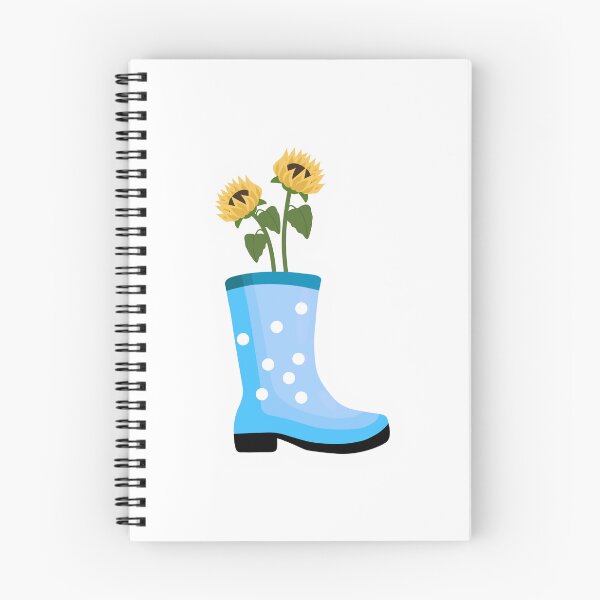 Item preview, Sunflowers in Polka Dot Rain Boot designed and sold by KrisGraphic45.