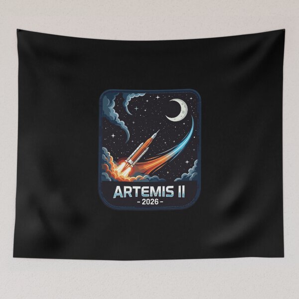 Item preview, Artemis 2 Launch - Night Sky designed and sold by SuePFields.