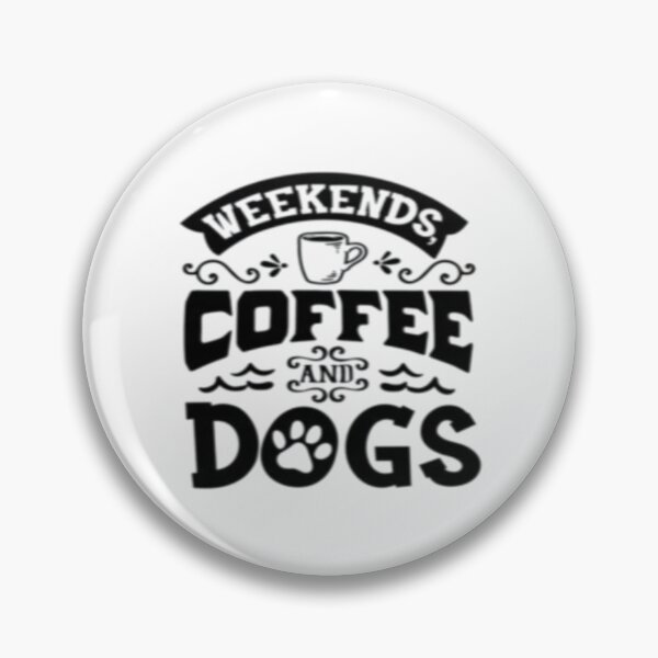 Item preview, Weekends Coffee and Dogs designed and sold by szydelkowanika.