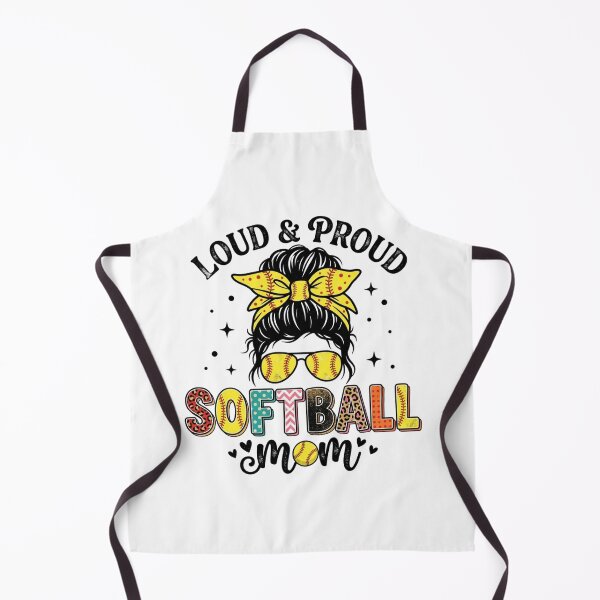 Item preview, Softball Mom Life – Messy Bun Sunglasses Softball Bow Graphic designed and sold by DoodloraStudio.