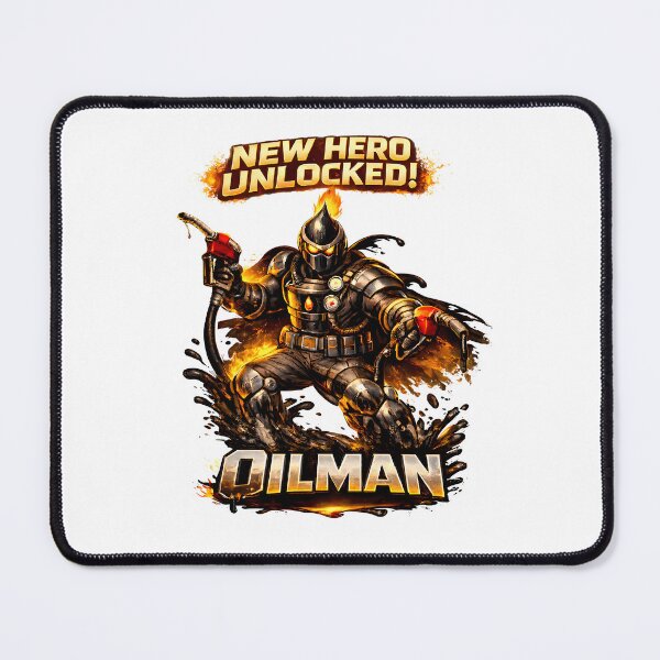 Item preview, New Superhero Oilman t-shirt designed and sold by Troll Art & Delete.