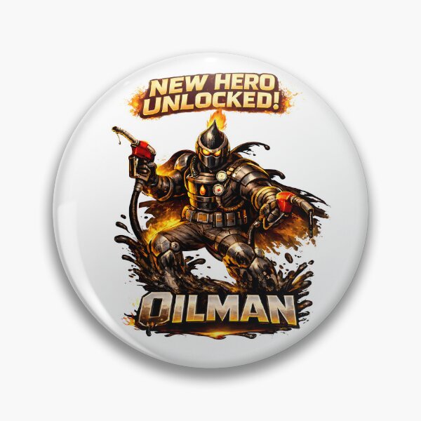 Item preview, New Superhero Oilman t-shirt designed and sold by Troll Art & Delete.