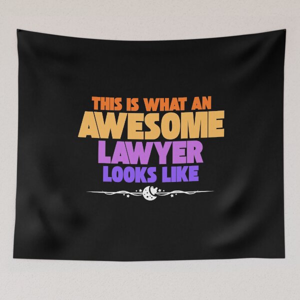 Item preview, This is what an awesome lawyer looks like Classic Funny T-Shirt designed and sold by OldSkullDesigns.