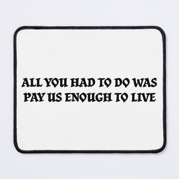 Item preview, Enough to Live designed and sold by Rabidt + Designs.