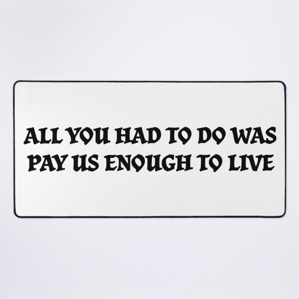Item preview, Enough to Live designed and sold by Rabidt + Designs.