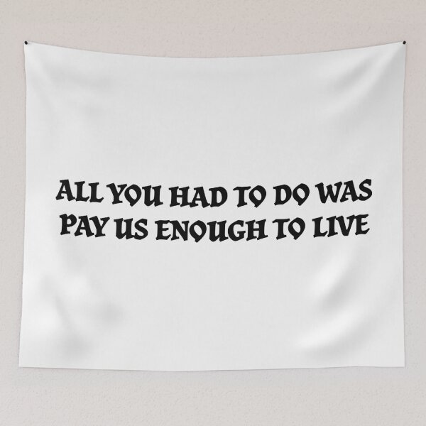 Item preview, Enough to Live designed and sold by Rabidt + Designs.