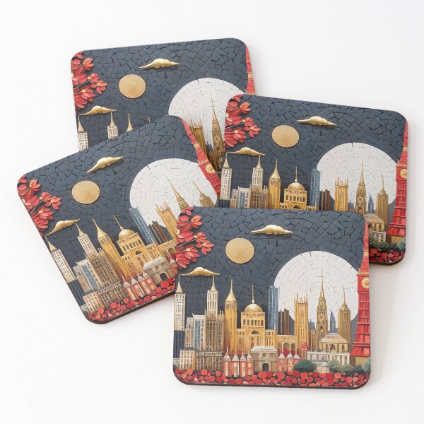 Item preview, Mosaic Metropolis designed and sold by Undersea Ai Art.