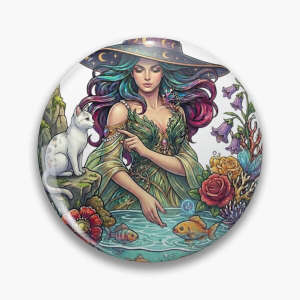 Artikelvorschau, Eine wunderschöne und freundliche junge Hexe entworfen und verkauft von PP&RAINBOW SHOP.