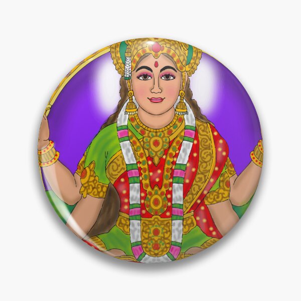 Artikelvorschau, Santoshi Mata Göttliche Illustration – Spirituelle Kunst der Hindu-Göttin entworfen und verkauft von Harshit_Digital_Arts.