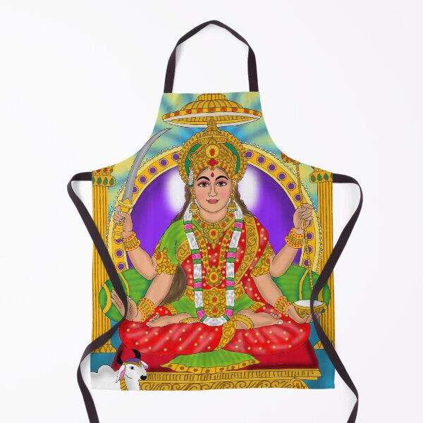 Item preview, Santoshi Mata Divine Illustration – Hindu Goddess Spiritual Art designed and sold by Harshit_Digital_Arts.