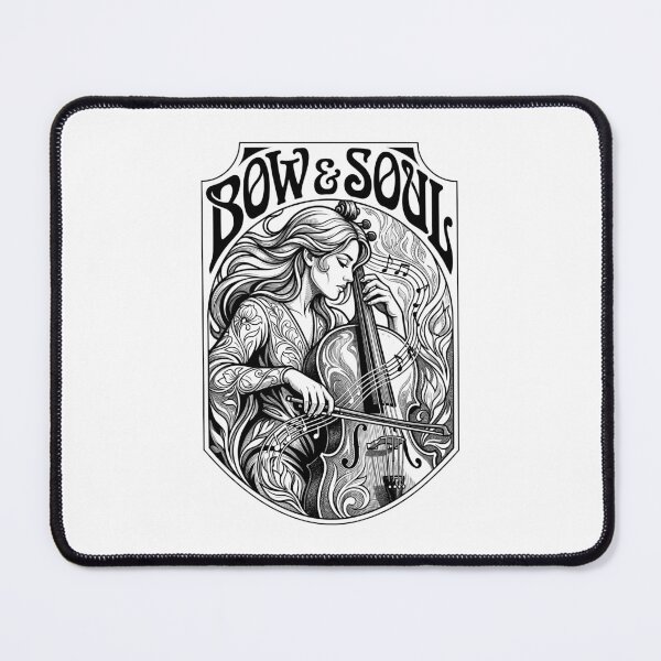 Item preview, Cellist Cello Player Girl Bow Soul Vintage Woman Musician designed and sold by GrandeDuc.