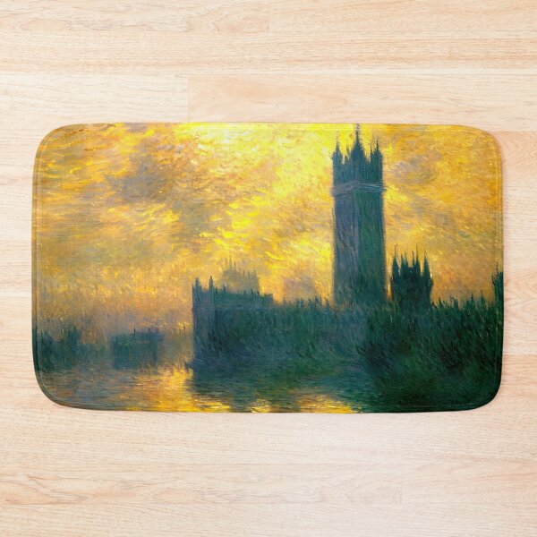 Item preview, Houses of Parliament: Mist-Enveloped Gothic Silhouette  designed and sold by artdesignsnow.