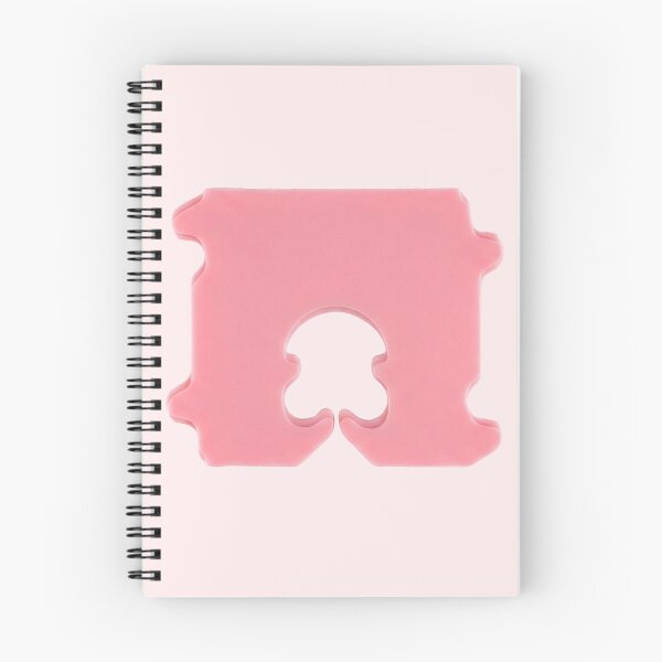 Item preview, Modern Pink Bread Clip Geometric Silhouette with Notches designed and sold by Terry Bain.
