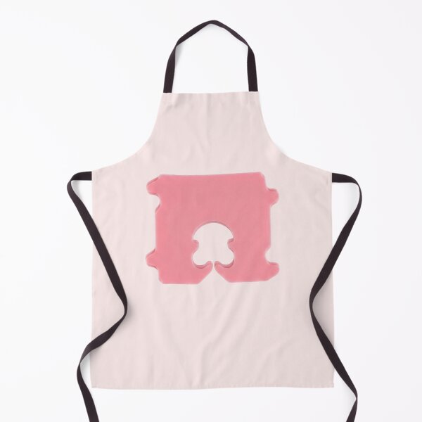 Item preview, Modern Pink Bread Clip Geometric Silhouette with Notches designed and sold by Terry Bain.