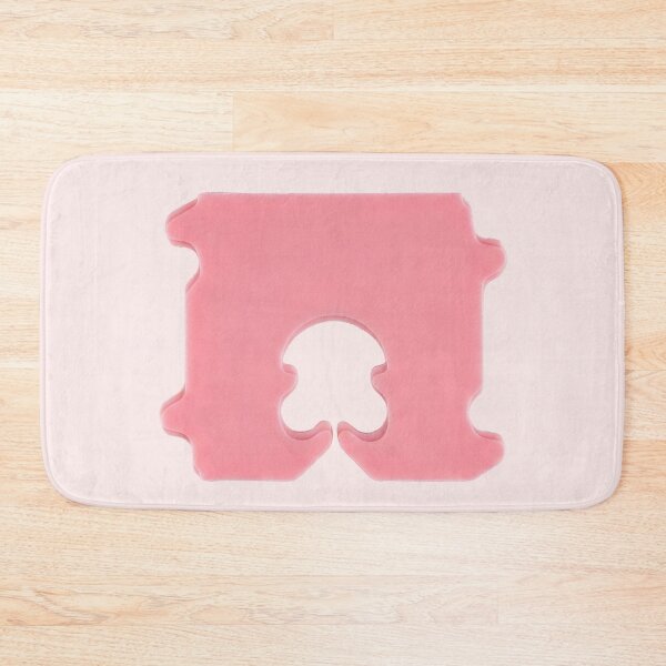 Item preview, Modern Pink Bread Clip Geometric Silhouette with Notches designed and sold by Terry Bain.