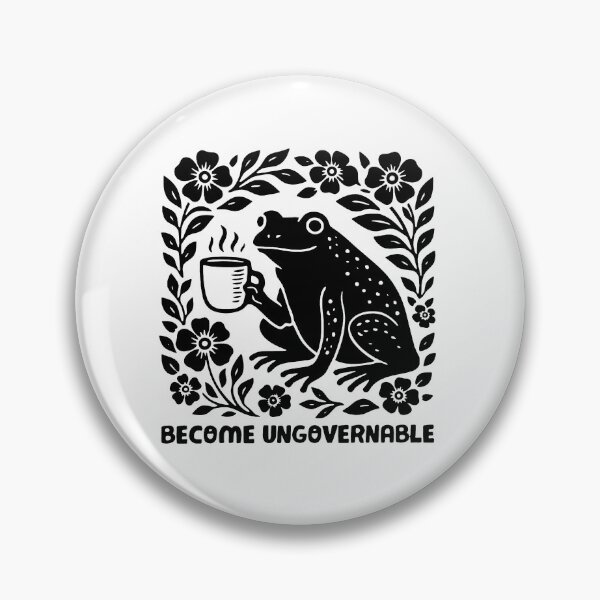 Item preview, Become ungovernable frog coffee designed and sold by sawczy-shop.