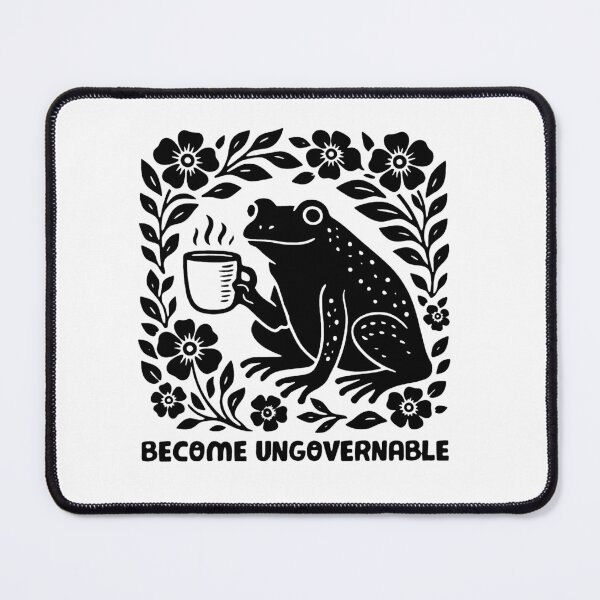 Item preview, Become ungovernable frog coffee designed and sold by sawczy-shop.