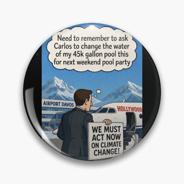 Item preview, Climate Hypocrisy designed and sold by Junior-Design.
